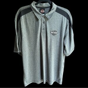 Harley-Davidson Men's Polo in Gray and Black